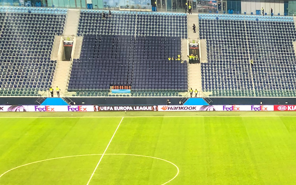 Матч Зенит - ЦСКА на стадионе посмотрит только тысяча болельщиков 