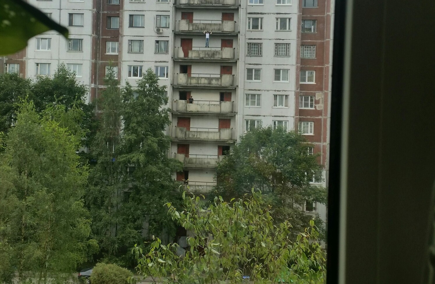 На Выборгском шоссе ребенок сорвался с балкона на восьмом этаже