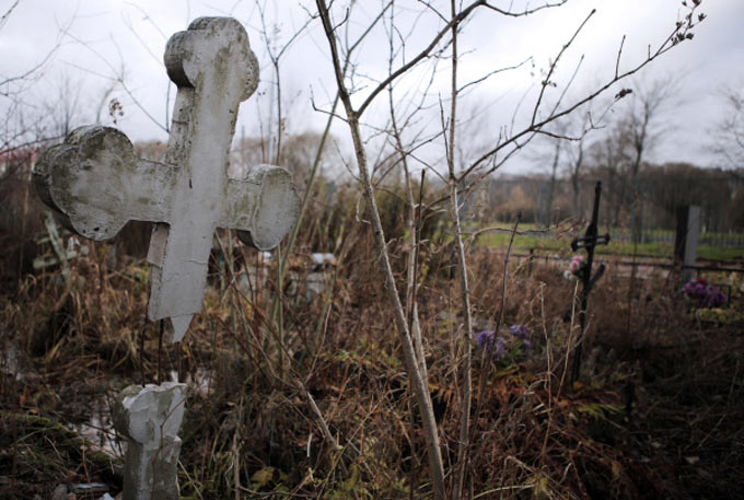 Старое кладбище, могильный крест Фото: Вадим Жернов РИА Новости