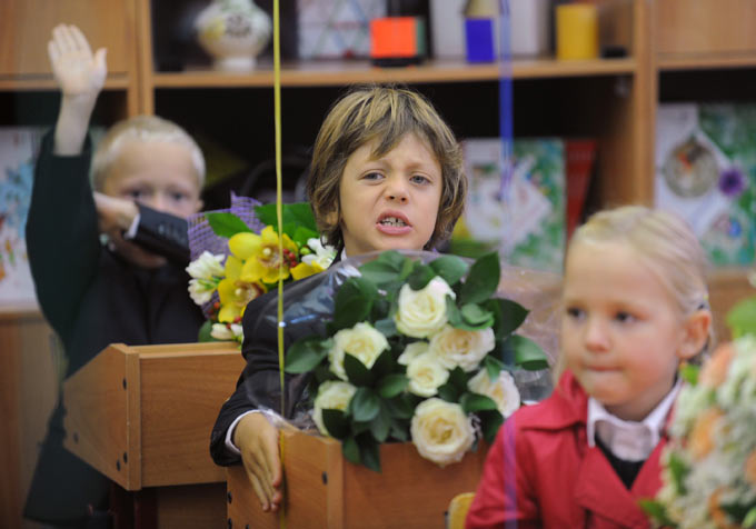 Дети в школе Фото: Светлана Привалова/Коммерсантъ