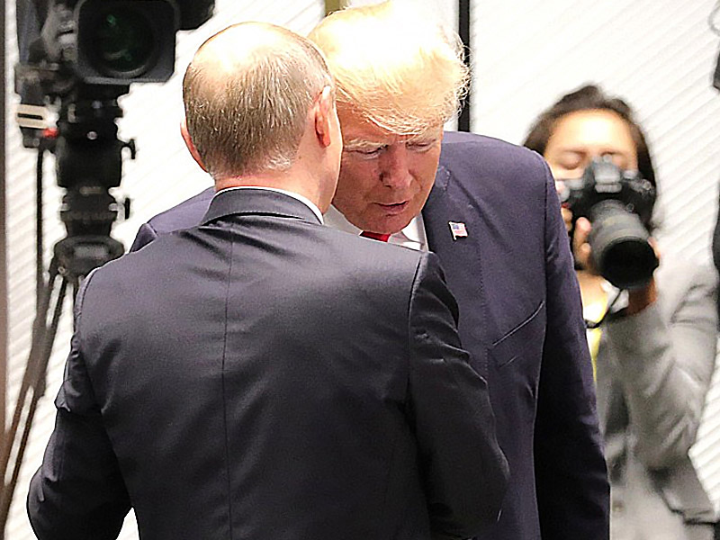  Дональд Трамп и Владимир Путин