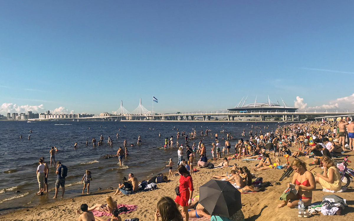«Зенит Арена» закроет пляж Парка 300-летия Петербурга на два года