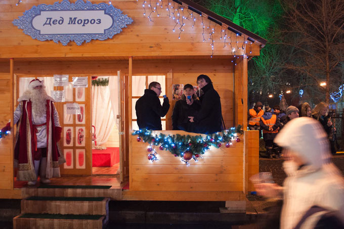 Рождественской ярмарки на площади Островского. Денис Тарасов для ОК