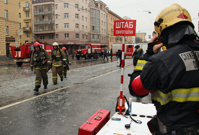 Последствия взрыва газа в ресторане китайской кухни "Харбин" Фото: Александр Чиженок/Коммерсантъ