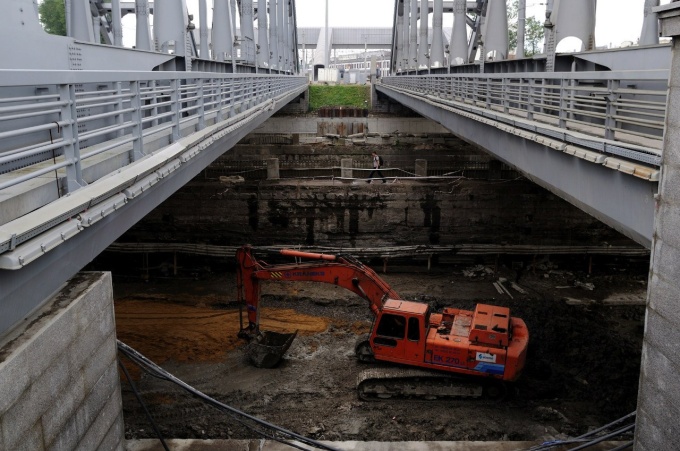 Ремонт набережной Обводного канала под Американскими мостами Денис Тарасов для ОК
